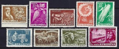 Romania 1959 - Lp 473 - 10 ani de la primele G.A.C. - serie - MNH *** 1 foto