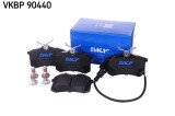 Set placute frana disc Audi A1, A2, A3, Tt; Seat Altea, Altea XL; Skoda Fabia I, Fabia II; VW Bora I, Caddy III, Eos, lungime 87 mm, 53 mm, 17 mm,