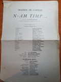 Teatrul de comedie-piesa n-am timp -aurel giurumia,s.tapalaga,vasilica tastaman