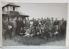 CONSTANTIN I. ANGELESCU , PRIM MINISTRU AL ROMANIEI , FOTOGRAFIE DE GRUP IN EXTERIOR , ANII &#039;30