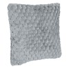 Pernă Decorativă, Model Reliefat, Gri, Dimensiuni 60x60cm, Material Poliester, Oem