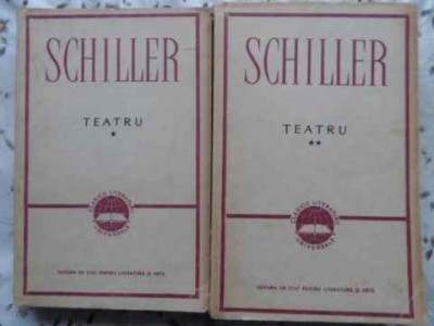 TEATRU VOL.1-2 HOTII. INTRIGA SI IUBIRE. DON CARLOS. WILHELM TELL-FRIEDRICH SCHILLER-276307 foto