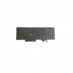 Tastatura laptop noua Lenovo IBM ThinkPad T580 BLACK FRAME BLACK UK (With Pointstick)