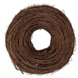 Cumpara ieftin Coronita maro ratan decorativa &Oslash; 30x10 cm