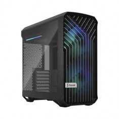 Carcasa Fractal Design Torrent Compact RGB, Middle Tower, Fara sursa, ATX, E-ATX (Negru)