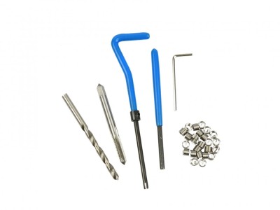 Kit reparare filete bujii, 6 elemente, Geko G02880 foto