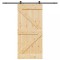 vidaXL Ușă glisantă cu set feronerie, 90x210 cm, lemn masiv de pin