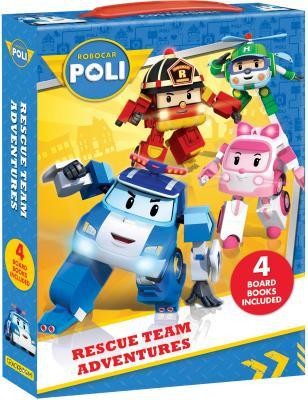 Robocar Poli: Rescue Team Adventures: 4 Board Books Included | arhiva ...