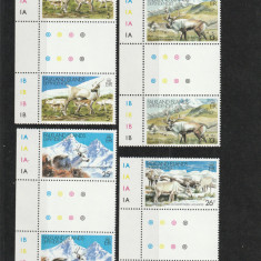 Falkland Islands Dependencies 1982-Fauna,Reni,serie 4 val.(punte),MNH,Mi.102-105