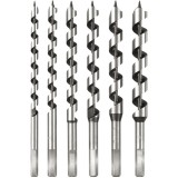Sthor 22466 - Set burghie elicoidale 10-20 mm tija hexagonala 6 bucati