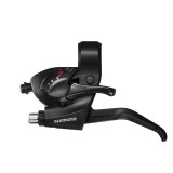 Maneta schimbator franta Shimano Tourney ST-EF41, montaj stanga, 3 viteze