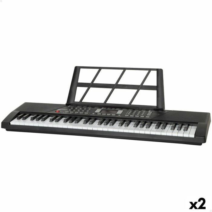 Pian Electronic Bontempi 75 x 20 x 22 cm (2 Unități)