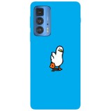 Husa compatibila cu Motorola Moto G71 5G model duckduckgo, Silicon, TPU, Viceversa