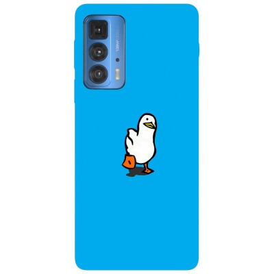 Husa compatibila cu Motorola Moto G71 5G model duckduckgo, Silicon, TPU, Viceversa foto