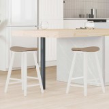 vidaXL Scaune de dining 2 pcs Alb 46 x 37 x 63 cm 42020463