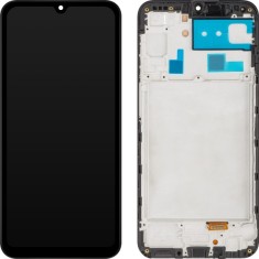 Display cu Touchscreen MP compatibil cu Samsung Galaxy A24 4G A245, cu Rama, Negru foto