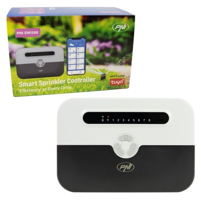 Aproape nou: Programator inteligent pentru irigare PNI SWI280, Wi-Fi, pentru 8 zone foto