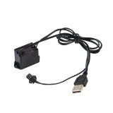 Invertor USB Fir EL Wire 1-3m, Alimentare PC Powerbank Auto, Decoratiuni Casa