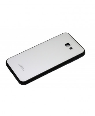 Husa Glass Case Samsung Galaxy J415, J4+, J4 Plus Alb foto