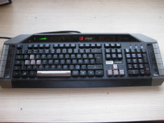 tastatura gaming CYBORG saitek PK17M eclipse iluminata , cu defect foto