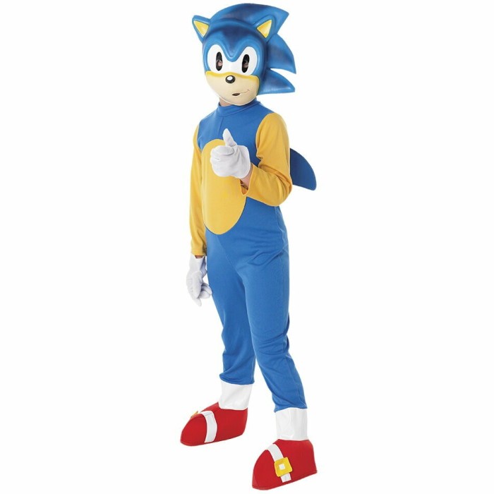 Costum de carnaval - Sonic S (3-4 ani/max 104cm) PlayLearn Toys