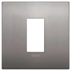 Rama Ornament 1M pentru doza de 2M metal Vimar Arke nichel negru 19641.10