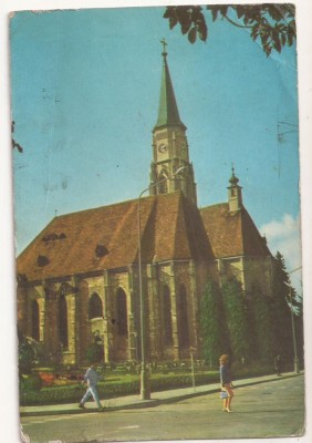 Carte Postala veche Romania - Cluj - Catedrala Sf. Mihail , Circulata foto