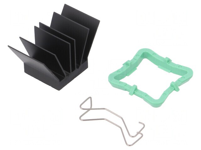 Radiator BGA Negru 19x19mm