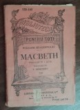 Myh 622 - Biblioteca pt toti - 139/140 - W Shakespeare - Macbeth