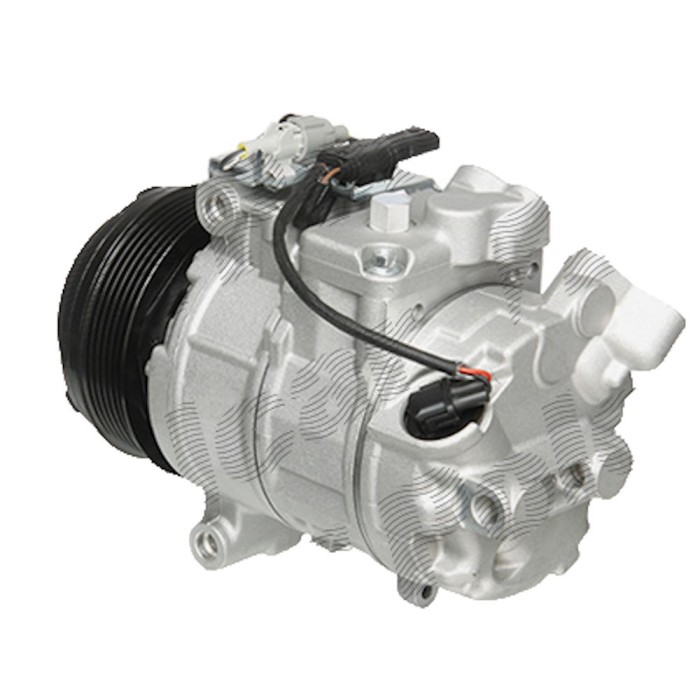 Compresor aer conditionat BMW Seria 1 E87/E88/E81/E82, 03.2007-06.2011, motorizare 120d/116d; 2.0 d 85/120kw, diesel, rola curea 110 mm, 6 caneluri,