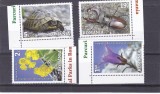 PARCURI NATURALE DIN ROMANIA,SERIE COMPLETA,2018,MNH,ROMANIA., Fauna, Nestampilat