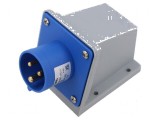 Conector alimentare AC soclu tată 16A IEC 60309 IP44 3 pini