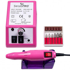 Freza Unghii Profesionala Star Nails SensoPRO Milano 20000 RPM, Roz foto