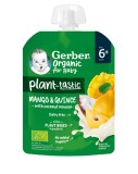 Pouch din mango si gutui Bio de la 6 luni, 80g, Gerber