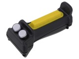 &Icirc;ntrerupător de siguranţă buton autorizare IDEC HE2G SPST IP67/IP66 negru-galben plastic
