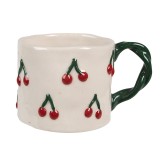 Cumpara ieftin Cana ceramica multicolora Cirese 13x9x7 cm, 200 ml