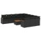 Patio Sofa Set 12-Locuri Black