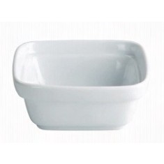 Set 6x Bol rectangular suprapozabil, din portelan, 270 ml