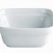 Set 6x Bol rectangular suprapozabil, din portelan, 270 ml