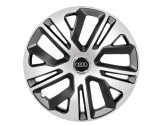 Set 4 capace roti Raven Gri-Negru R15, pentru gama auto Audi, Autohelix MSA