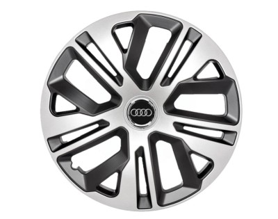 Set 4 capace roti 16`` Raven Gri-Negru, Compatibile cu Audi foto