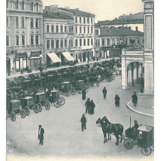 4371 - BUCURESTI, Market, Romania - old postcard - used - 1911