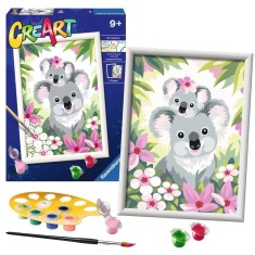 Pictura pe numere Ravensburger - Koala cu pui foto