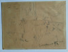 Schita desen de Rudolf Schweitzer Cumpana anul1919, Scene gen, Carbune, Realism