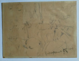 Schita desen de Rudolf Schweitzer Cumpana anul1919