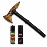 Cumpara ieftin Set topor survivor, spray autoaparare si spray chili DEPOX&reg;, 39 cm/60 ml/60 ml