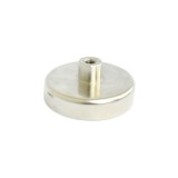 Magnet ferită oală D 80 mm cu g&acirc;t filetat la interior