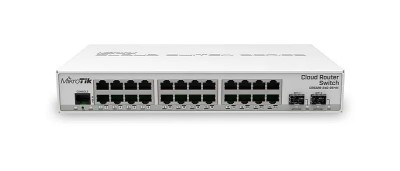 Management Switch 24 x Gigabit, 2 x SFP+ - Mikrotik CRS326-24G-2S+IN foto