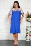 Rochie din voal cu broderie Ligia Electric - 46Marimea, Yves
