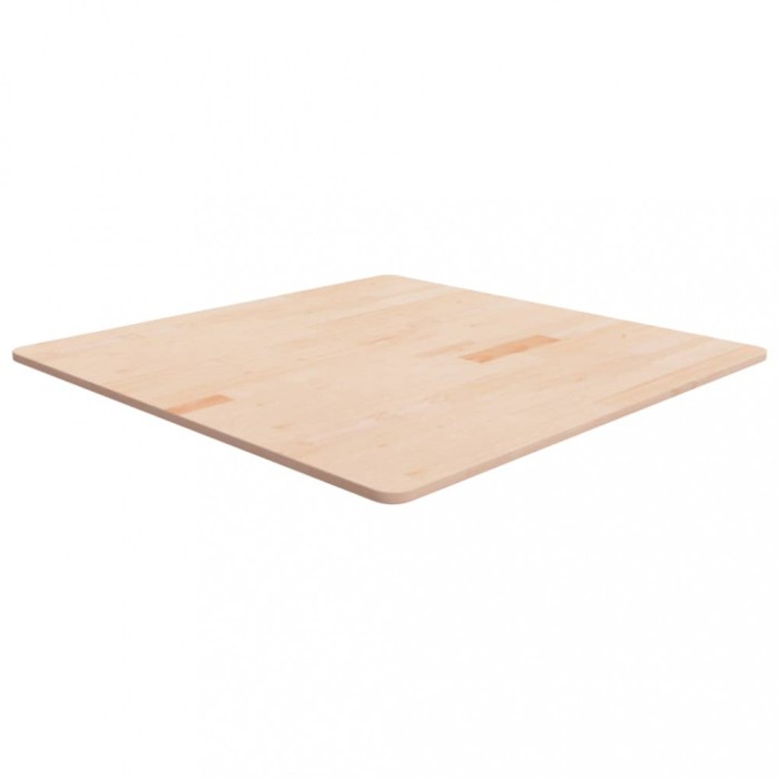 vidaXL Blat de masă pătrat, 90x90x1,5cm, lemn masiv stejar netratat